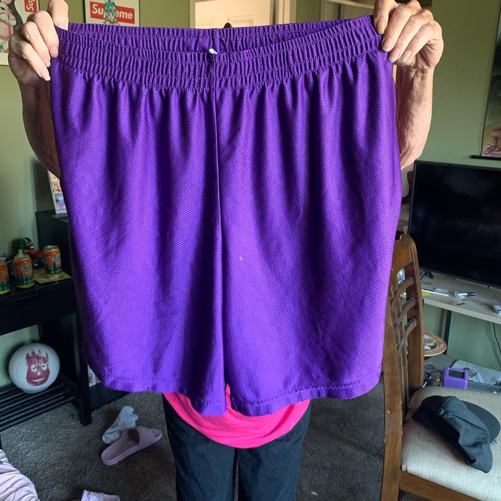 Purple Star Basketball Shorts